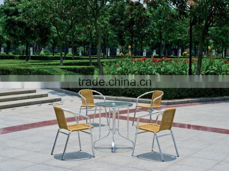 Rectangular mental coffee shop dining bar table YT3