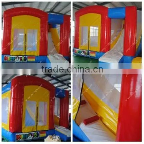 Used commerical Yellow style Inflatable bouncer for sale