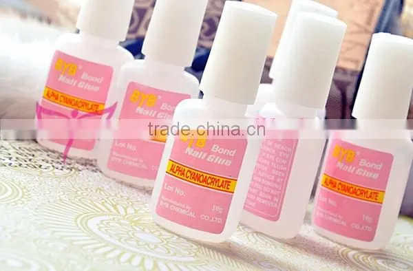 10g nail art glue,nail glue for nail decoration with brush