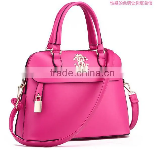 Factory price PU lady hand bag women leather shoulder bag