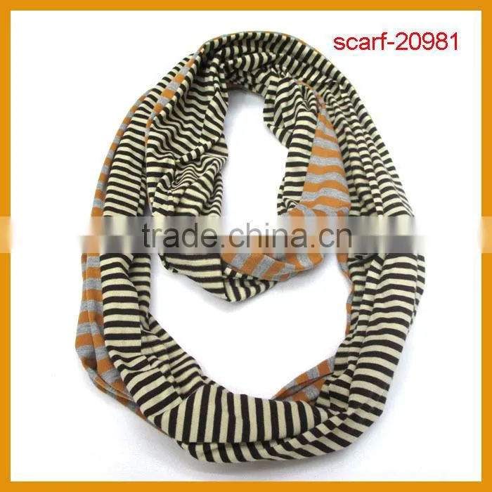 Very Beautiful European Loop Scarf, Chevron Infinity Scarf