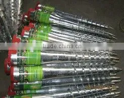 ground screw for solar mounting foundation