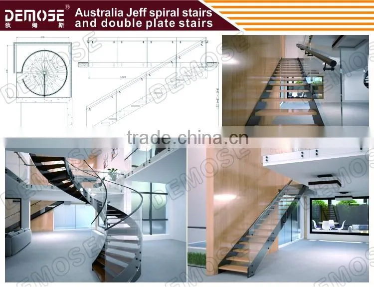 indoor predabricated floating stair