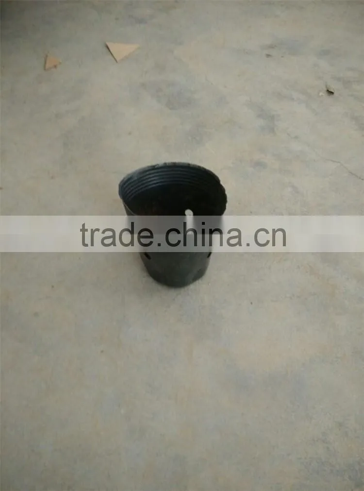 Cup style,plastic nursery bags,factory cheap price black plastic pots for nursery plant