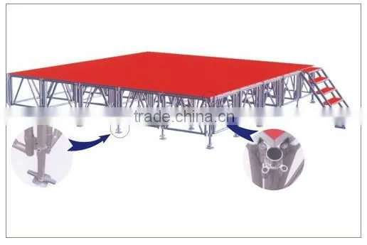 Aluminum Adjustable Stages/Wedding Stage/Mobile Stages for Sale