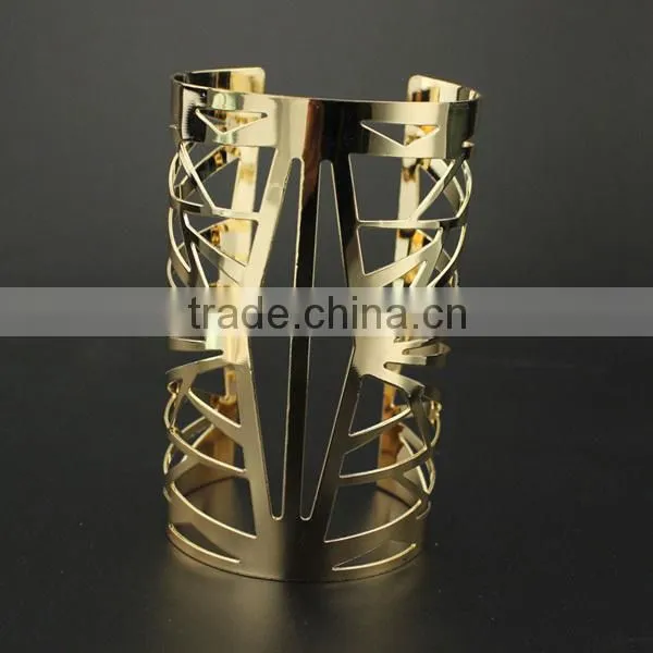 gold metal cuff bracelet blank, heavy metal bracelets