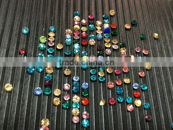 SS12 Fashion glass chatons for india wedding accessories