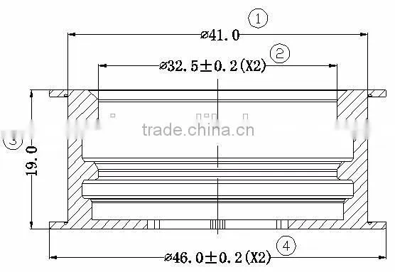 EPDM plug bottle beads