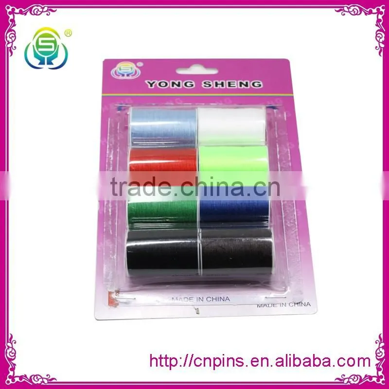 100%colorful 402 spun sewing thread