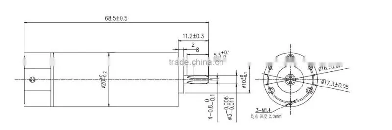 36v 50000rpm dc motor high speed and torque
