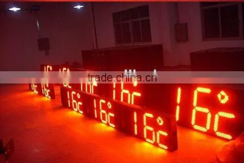 popular/good price PH16 led digital clock display/led digital clock red display