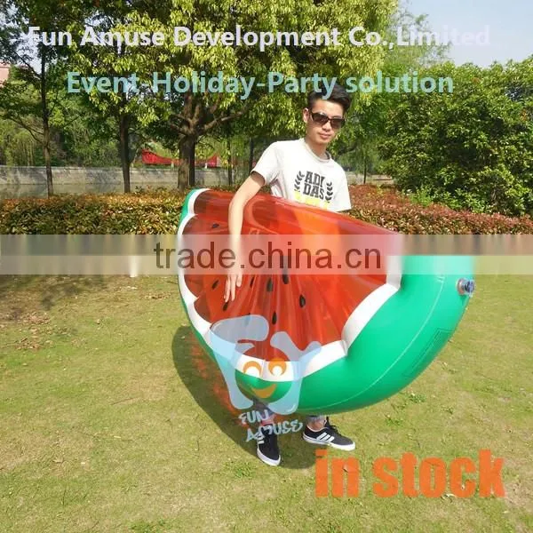 Water play equipment fruit watermelon pool float inflatable donut