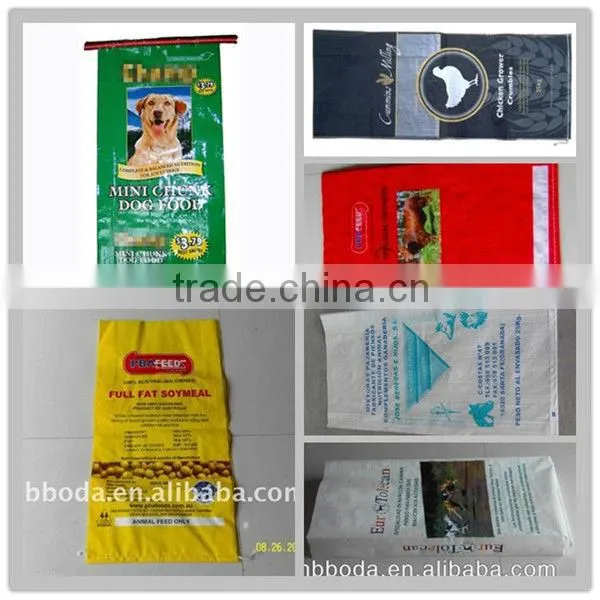 feed woven poly sacks / plastic woven sack factory