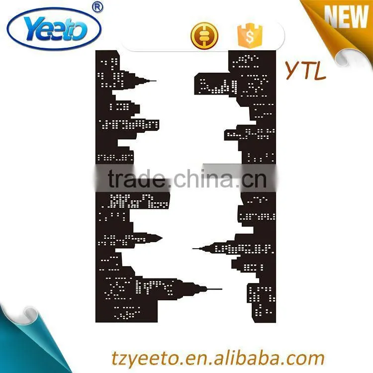 Building Design Adhesive PVC Office Wall Sticker