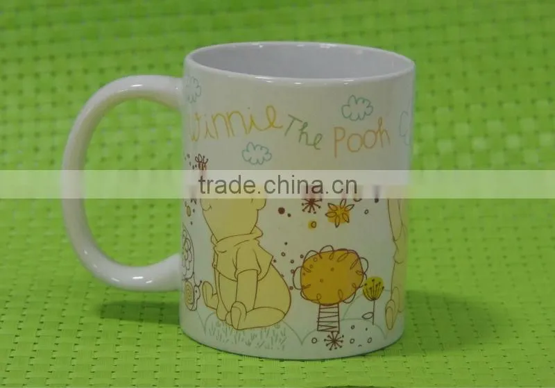 300-400ml handle mug with wenny bear design