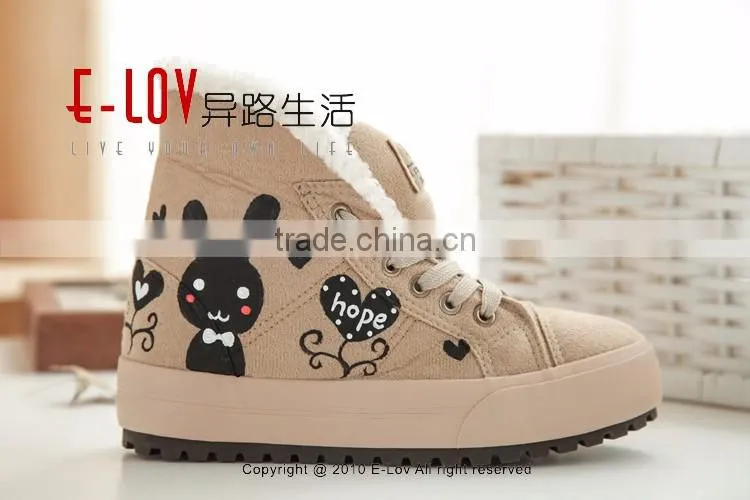 Hot sales high quality and cheap ladies winter shoes