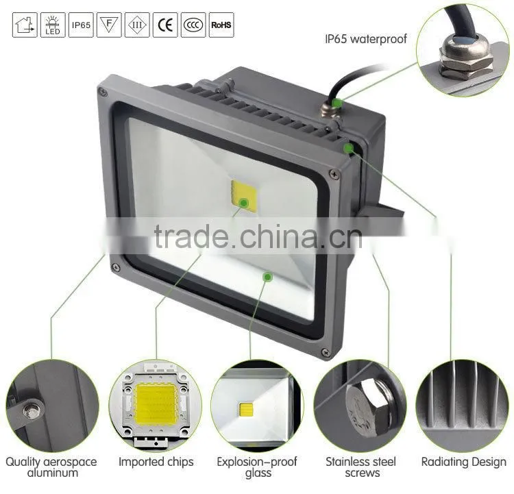 2015 Lateset high brightness high quality waterproof 30W LED flood light