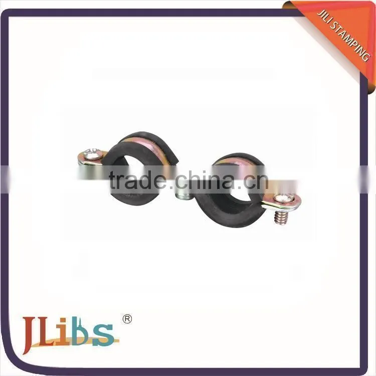China Manufacturer Pipe Clamp Black Coating With Screw