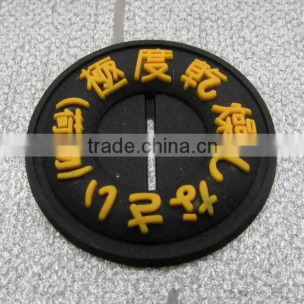 Thick Round Earring Hole For Bags Rubber Label Clothing