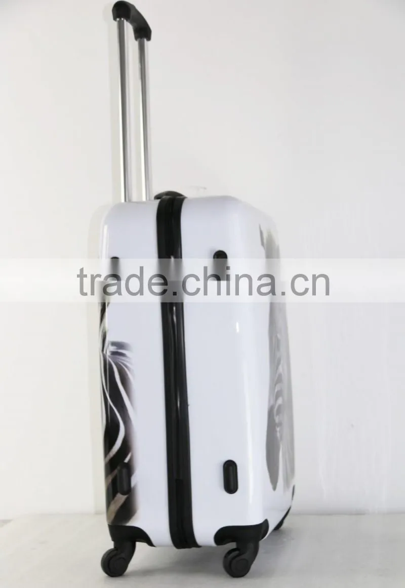 lifelike Animal series printed designing ABS+PC trolley quality hard case luggage