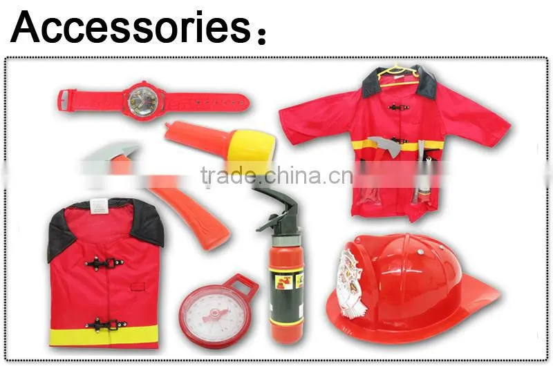 hot selling play set toy fireman equipment