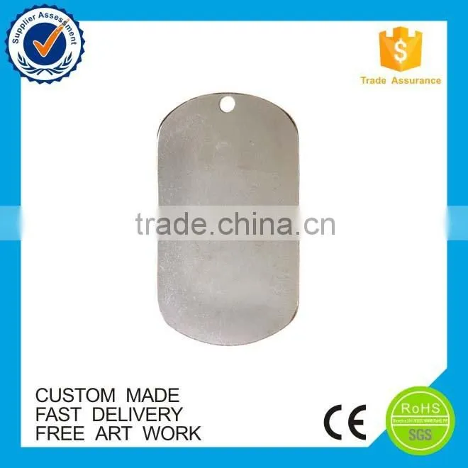 Wholesale army design souvenir custom metal dog tag