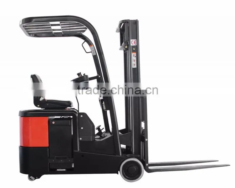 1200kg 3 wheels electric forklift truck with Min. turning radius