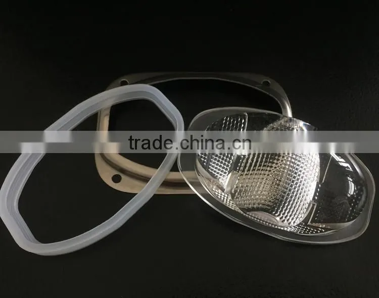 LED Glass Lens 102mm For Street Lighting Optical Lens