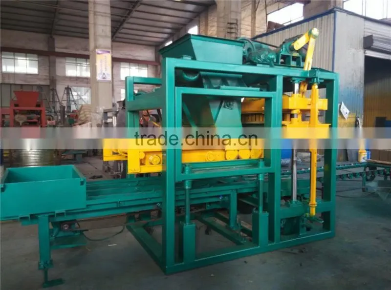 QTJ4-25 cement paver block making machine production line/automatic concrete block machine