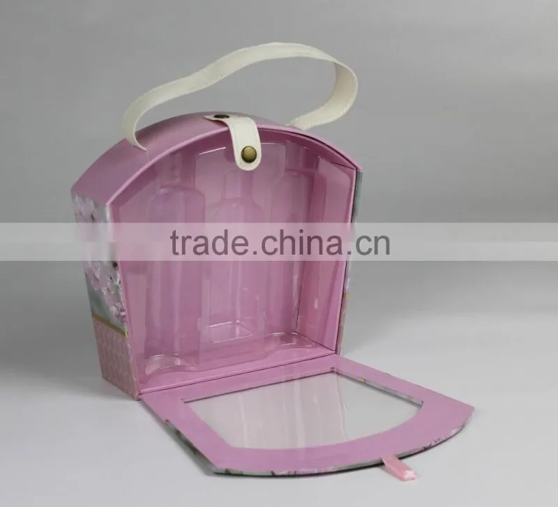 Luxury Fashionable Portable cosmetic box packaging