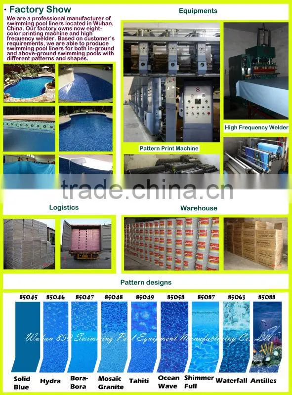 Above-ground Shimmer Full Patterned Pool liner