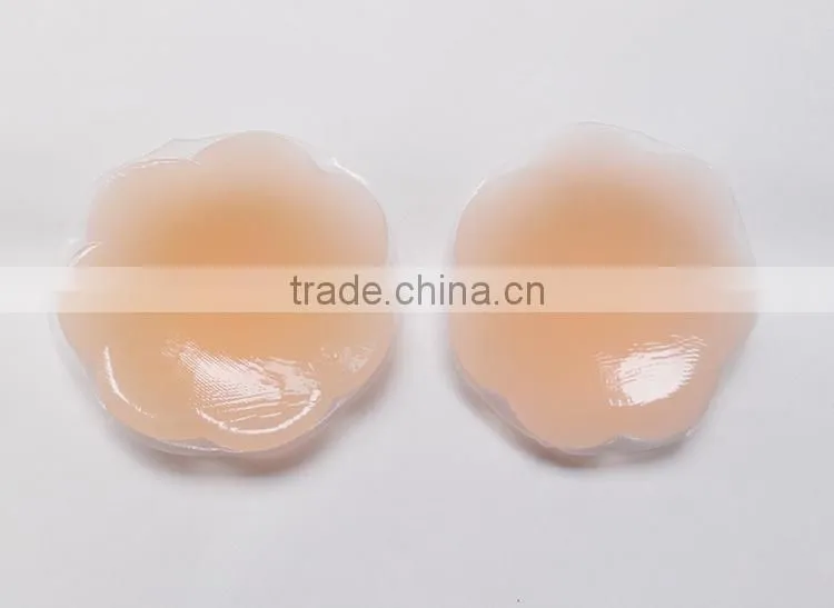 Junyan hot sale adhesive sexy nude silicone nipple cover nipple pasties