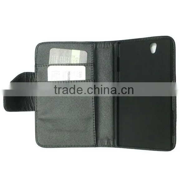 Card Holder Wallet Leather Case for sony Xperia Z