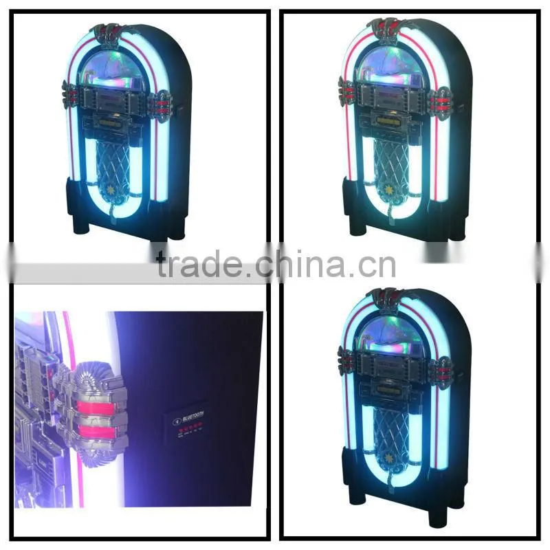 Big wooden jukebox speaker