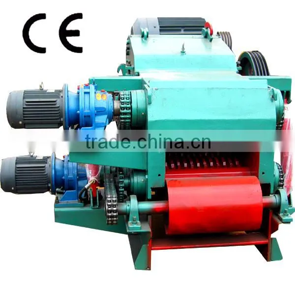 China supplier CE approved industrial electric hydralic drum wood chipper