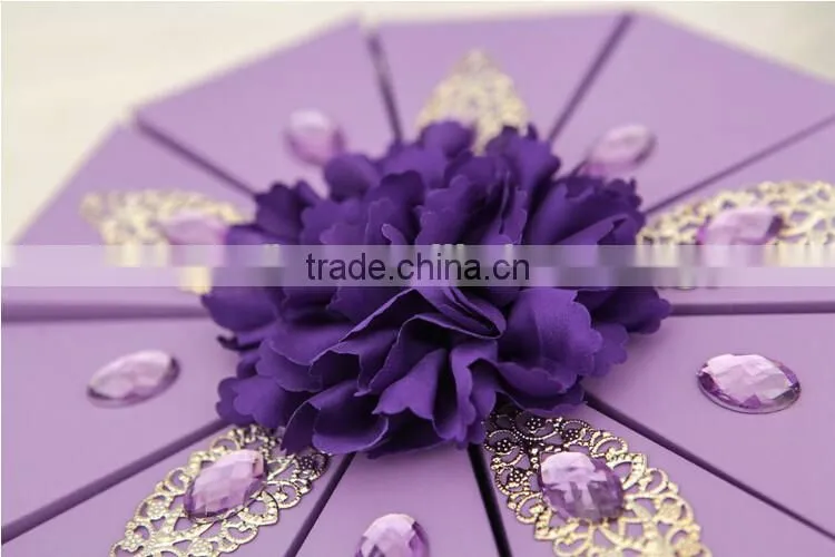 Hot sale purple favour boxes red wedding favor boxes pink favour boxes wholesale