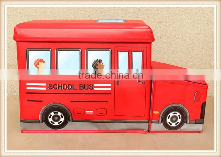 Car style printing child toy Storage Box