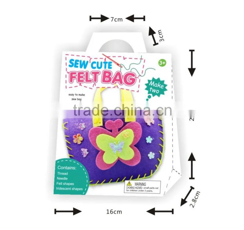 DIY Handmade Bag, Felt Bag for Kids,Surprise Bag for Kids