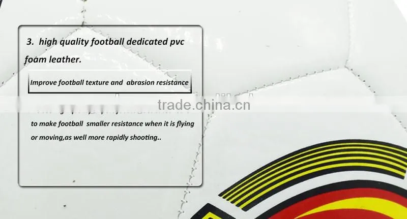 Trade Assurance synthetic leather flag football , rubber soccer ball