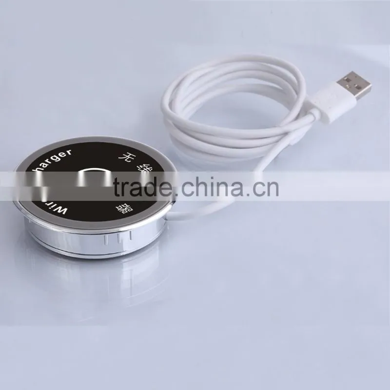 wholesale hot sale qi wireless charger receiver for galaxy s5 mini size