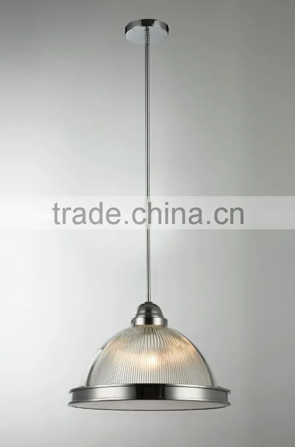 Antique Bronze Street 3 Light Pendant With glass shade