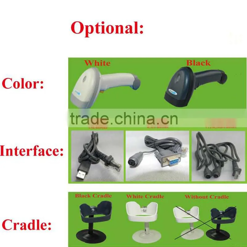 NT-2011 manufacture selling portable and super decoding ability 1D barcode scanner
