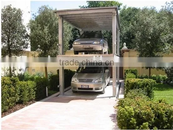 Car lift hydraulic vertical lifting system