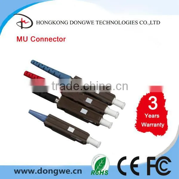 Fiber Passive Components SM MM 2.0 0.9 MU Connector with Ferrule Optic Connector