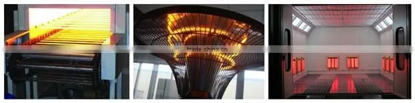 quartz infrared halogen lamp 120v 1300w