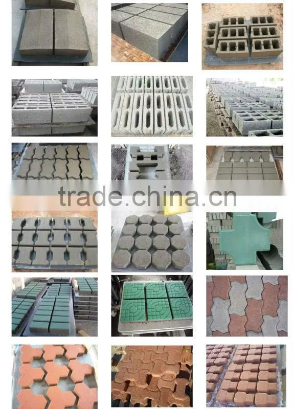 automatic curbstone block making machine QT6-15B
