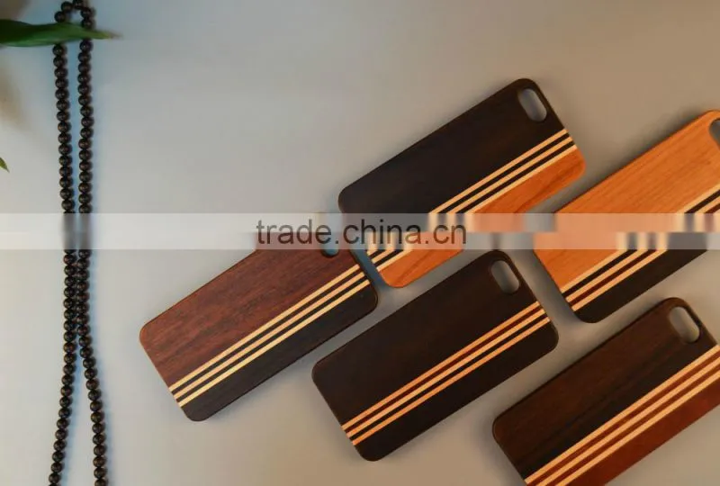 MOBILE PHONE CASE CUSTOMIZED in natural solid wood finish