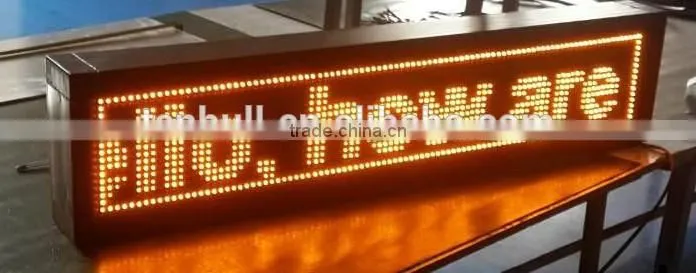 P10 green led moving message display board ,led scrolling bar sign,Programme led messag board