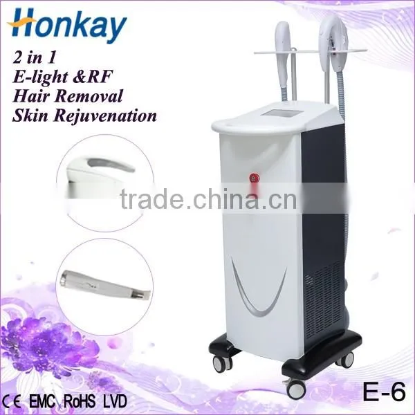 skin care beauty equipment permanent hair removal e light ipl rf system / Elight hair removal machine