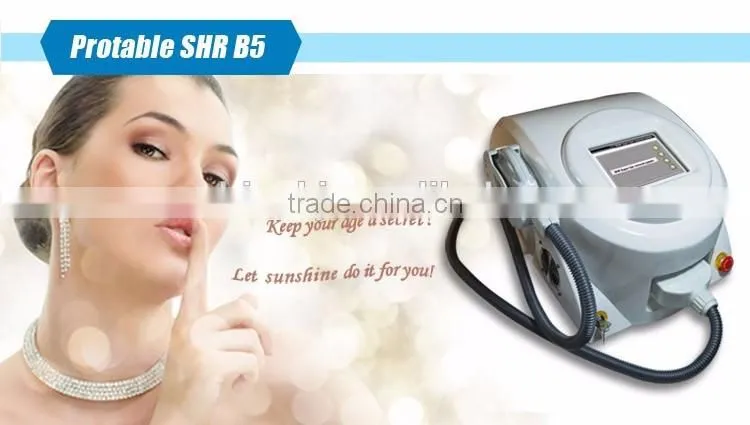 Hot selling CE TUV imported lamp 1-10hz shr hair removal machine
